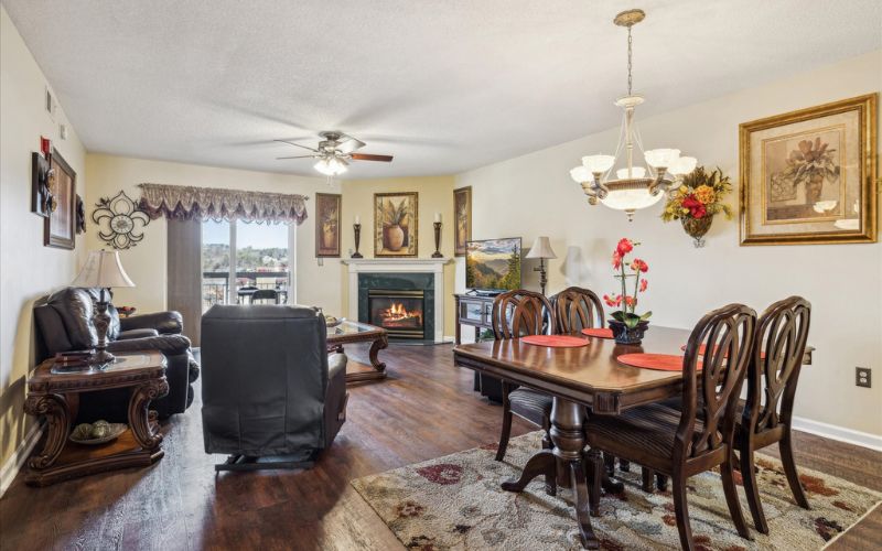 Two Bedroom Downtown Pigeon Forge Condo at Whispering Pines Near Dollywood Indoor and Outdoor Pool