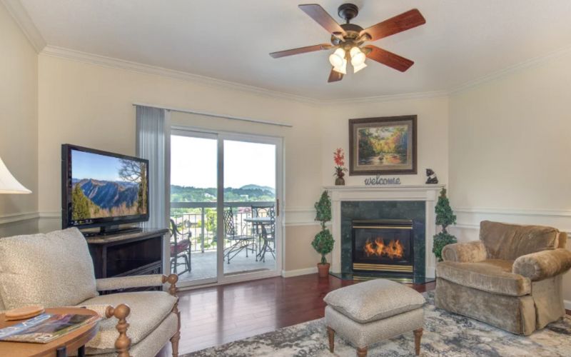 Two Bedroom Downtown Pigeon Forge Condo at Whispering Pines Near Dollywood